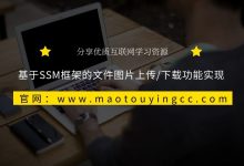 基于SSM框架的文件图片上传/下载功能实现-猫头鹰源码-毕业设计