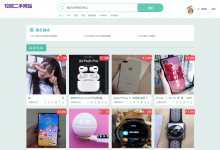 基于springboot的校园二手网站(含参考论文)-猫头鹰源码-毕业设计